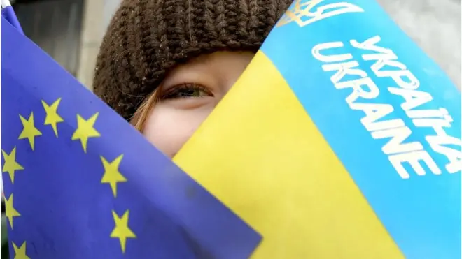 прапори Україна-ЄС