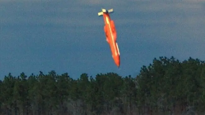 MOAB බෝම්බය පරීක්ෂණ අවස්ථාවකදී පතිතවීමක්