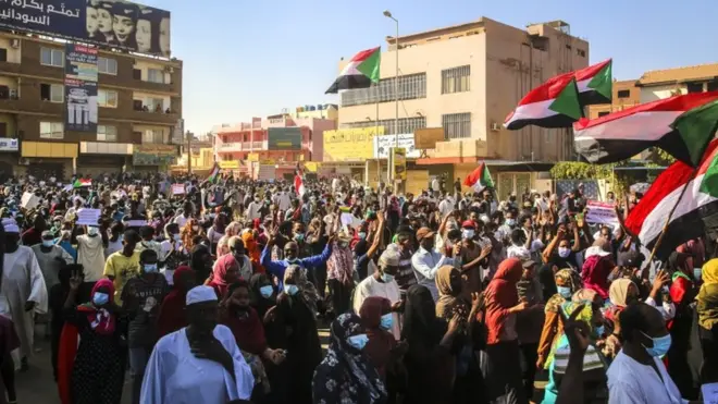 مظاهرة في الخرطوم