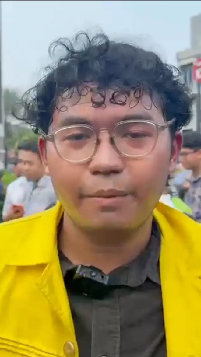 Demo mahasiswa di Bundaran HI: 'Ini hak kami untuk bersuara'
