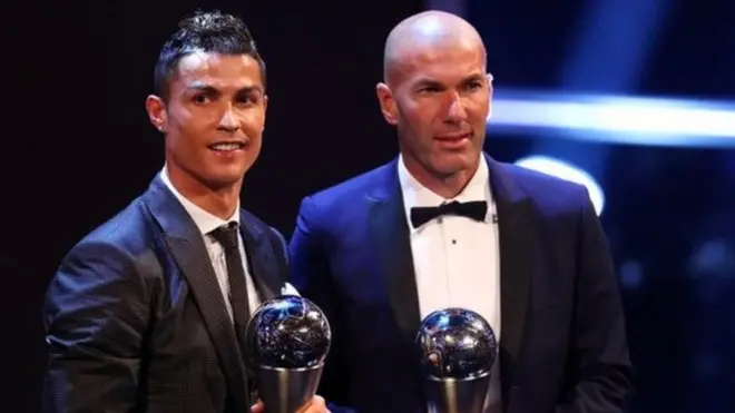 Роналду - кращий гравець, а Зідан - найкращий тренер за версією ФІФА