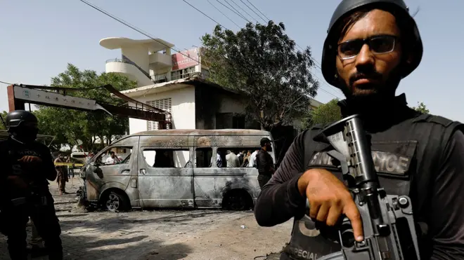 這起爆炸發生在卡拉奇大學孔子學院附近。