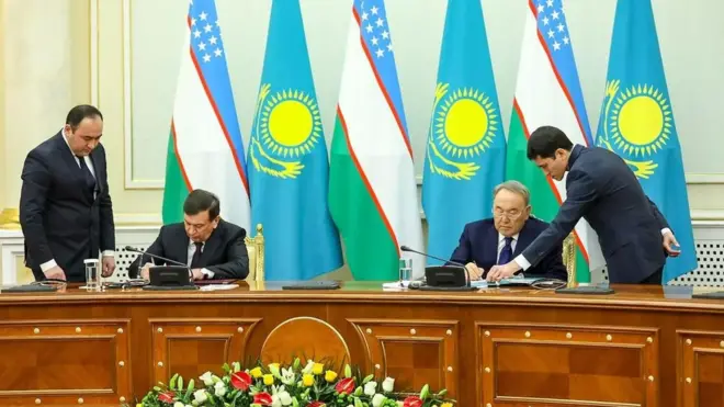 Назарбоев ва Мирзиёев