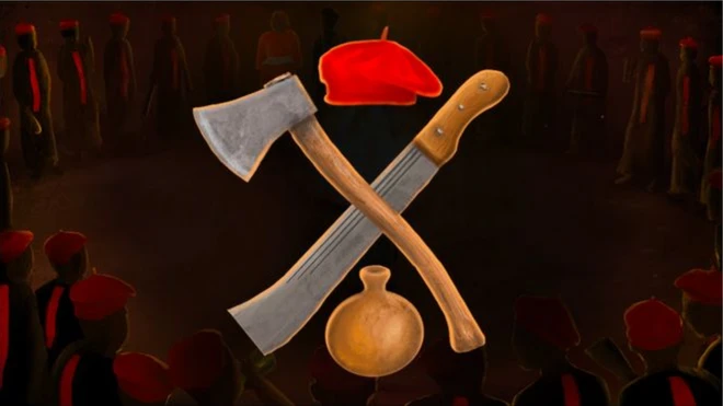 Àdá, àáké, ati fila pupa jẹ́ diẹ lara ami idanimọ awọn ẹgbẹ okunkun ni Naijiria