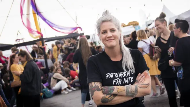 A comediante sueca Emma Knyckare foi a idealizadora do festival Statement