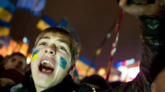 Відмова від Угоди про асоціацію в 2013 році призвело до протестів Євромайдану