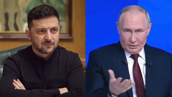 Володимир Зеленський, Володимир Путін