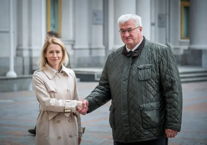 Kaja Kallas w Ukrainie, Kijów