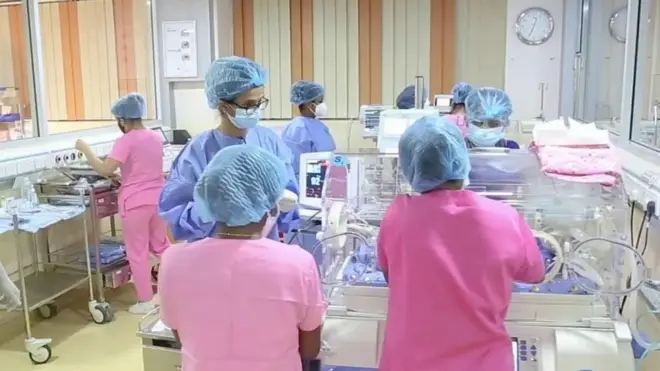 छह बच्चों को जन्म