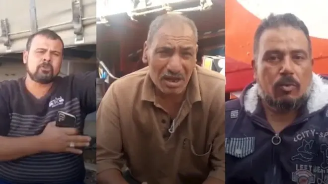 سائقو نقل مصريون