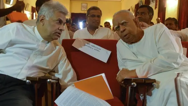 අගමැති රනිල් සහ විපක්ෂනායක සම්බන්ධන් (සංරක්ෂිත ඡායාරූපයකි)