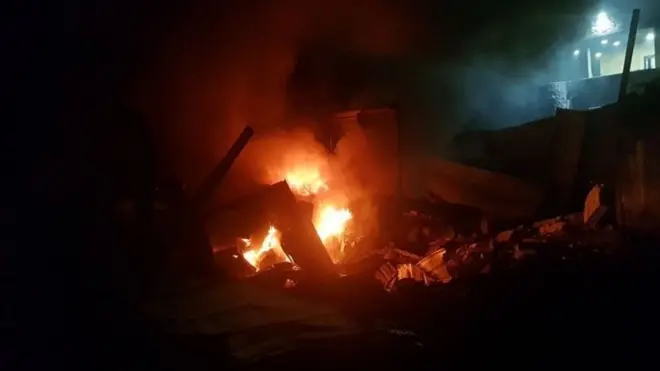 حمله هوایی یکشنبه به حمص