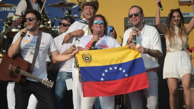 Carlos Vives fue uno de los participantes en "Venezuela Aid Live".