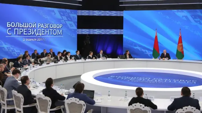 трансляция пресс-конференции Лукашенко