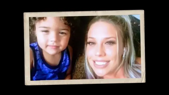 Rebecca Hogue and her son Jeremiah "Ryder" Johnson