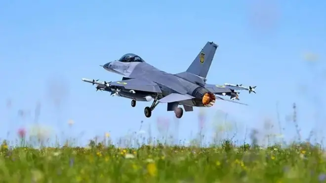 Один из украинских F-16