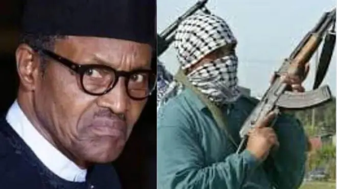 Buhari ati aworan agbebọn kan