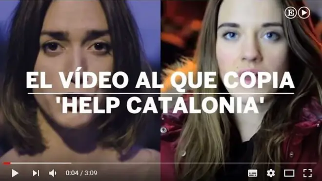 Іспанські ЗМІ пишуть, що каталонці скопіювали українське вірусне відео