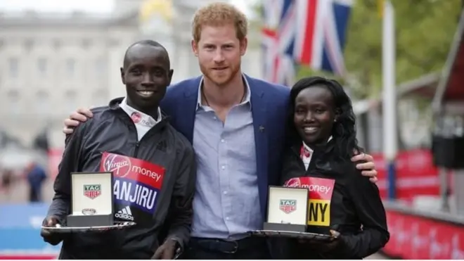 Пеерможці марафону - Даніель Ванджіру і Мері Кейтані