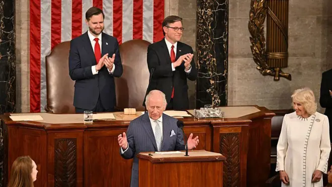 Выступление Карла III в Конгрессе США