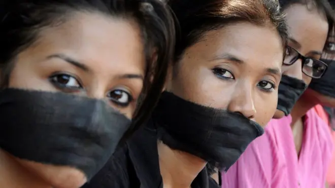 रेप के ख़िलाफ़ प्रदर्शन