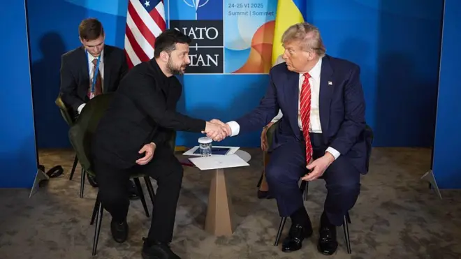 Трамп і Зеленський на саміті НАТО 25 червня 