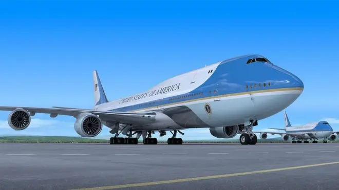 Esta imagen divulgada por Boeing muestra cómo será el próximo Air Force One.