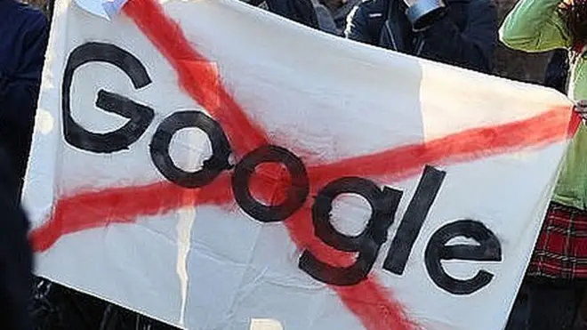 గూగుల్ వ్యతిరేక ప్రదర్శన
