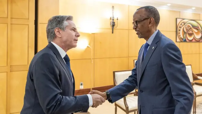Antony Blinken na Paul Kagame