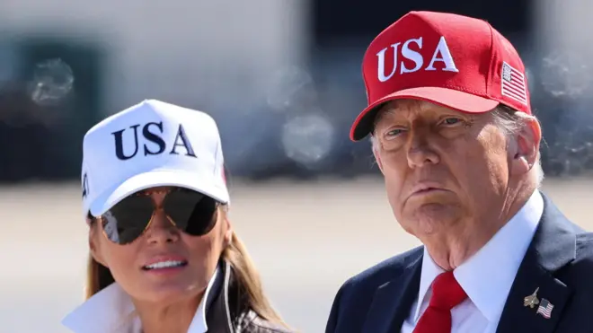 меланија и доналд трамп