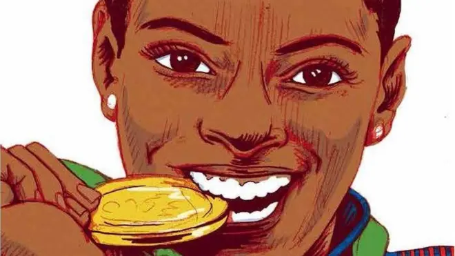 Simone Biles, pesenam Amerika berusia 19 tahun yang memukau dunia pada Olimpiade 2016.