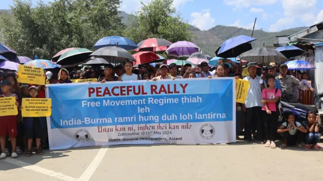 জোরো আয়োজিত একটি সাম্প্রতিক বিক্ষোভ সমাবেশ