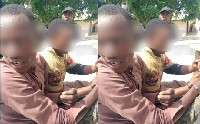 Awọn afurasi ajinigbe ti a fi nnkan bo oju wọn