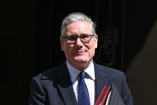 UK Prime Minister Starmer dey leave downing street for Prime Minister Questions