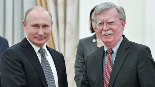 Путин и Болтон