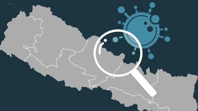 nepal coronavirus map