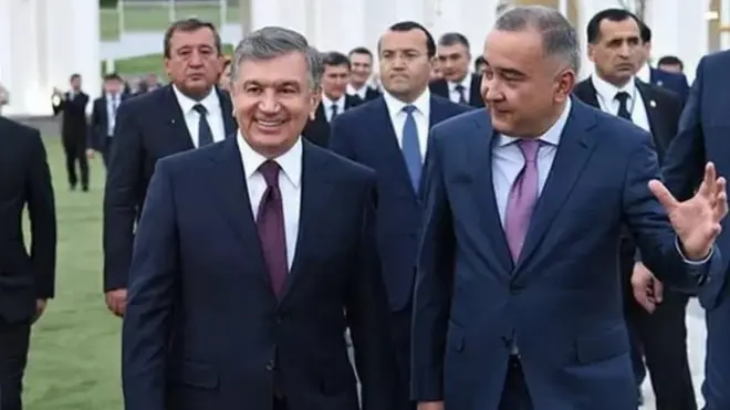 Президент Мирзиёев ва собиқ Тошкент шаҳри ҳокими Жаҳонгир Ортиқхўжаев