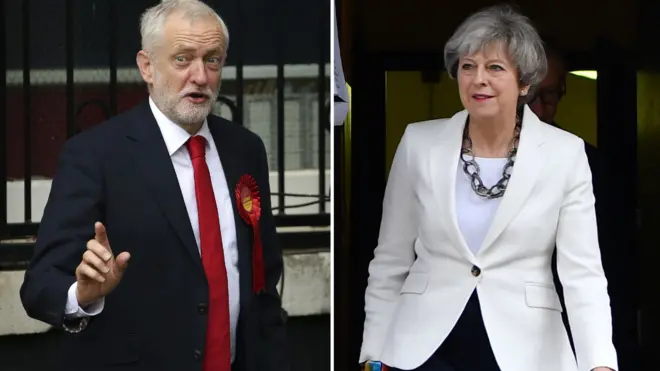 Jeremy Corbyn và Theresa May