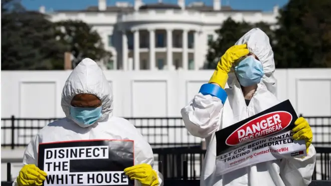 La Casa Blanca se volvió un foco de coronavirus.