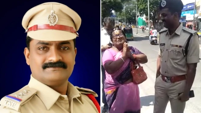 పోలీసు అధికారి రవీంద్ర, కవిత