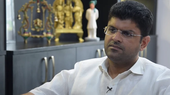  हरियाणा के उप-मुख्यमंत्री दुष्यंत चौटाला