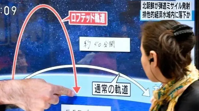 สถานีโทรทัศน์ญี่ปุ่นรายงานถึงการยิงทดสอบขีปนาวุธของเกาหลีเหนือเมื่อช่วงเช้าวันนี้ (4 ก.ค.)