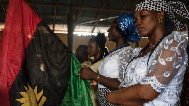 Ụmụnwaanyị Biafra n'emume ncheta ụbọchị Biafra