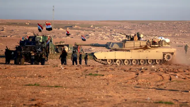 Militer Irak bergerak menuju Mosul barat, pada 19 Februari 2017