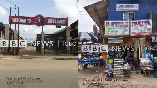 Arịarịa Aba, Abịa Steeti na Abakaliki n'Ebonyi Steeti