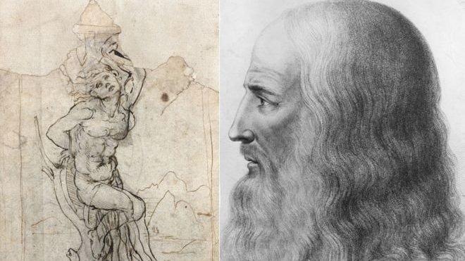 左面这幅画被证明是达芬奇的素描作品。