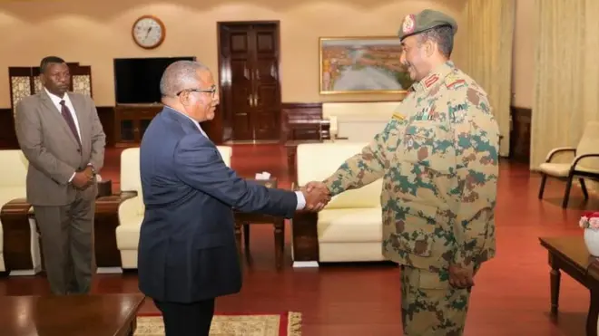 የውጪ ጉዳይ ሚንስትሩ ከሱዳኑ የሽግግር ምክር ቤት ሊቀምነበር ጋር