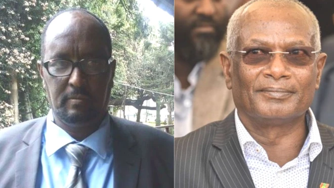 Obbo Abbaa Nagaa Jaarraafi Obbo Daawud Ibsaan dhaabalama maqaa ABO'n socho'u hogganaa jiru