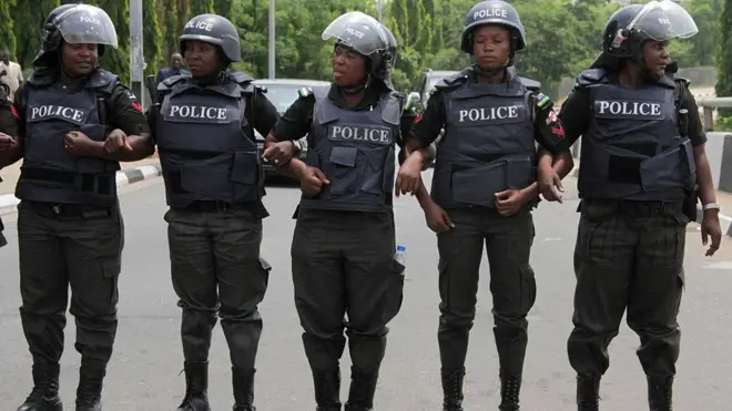 Nigeria police.