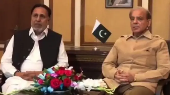 شہباز شریف اور میاں محمود الرشید نے نگران وزیراعلیٰ کے لیے ناصر کھوسہ کا نام ایک مشترکہ پریش کانفرنس میں تجویز کیا